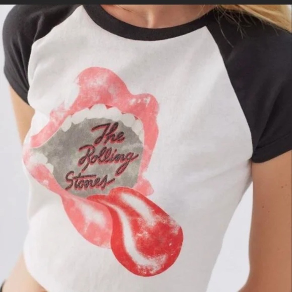 Rolling Stones Baby Tee from Urban Outfitters